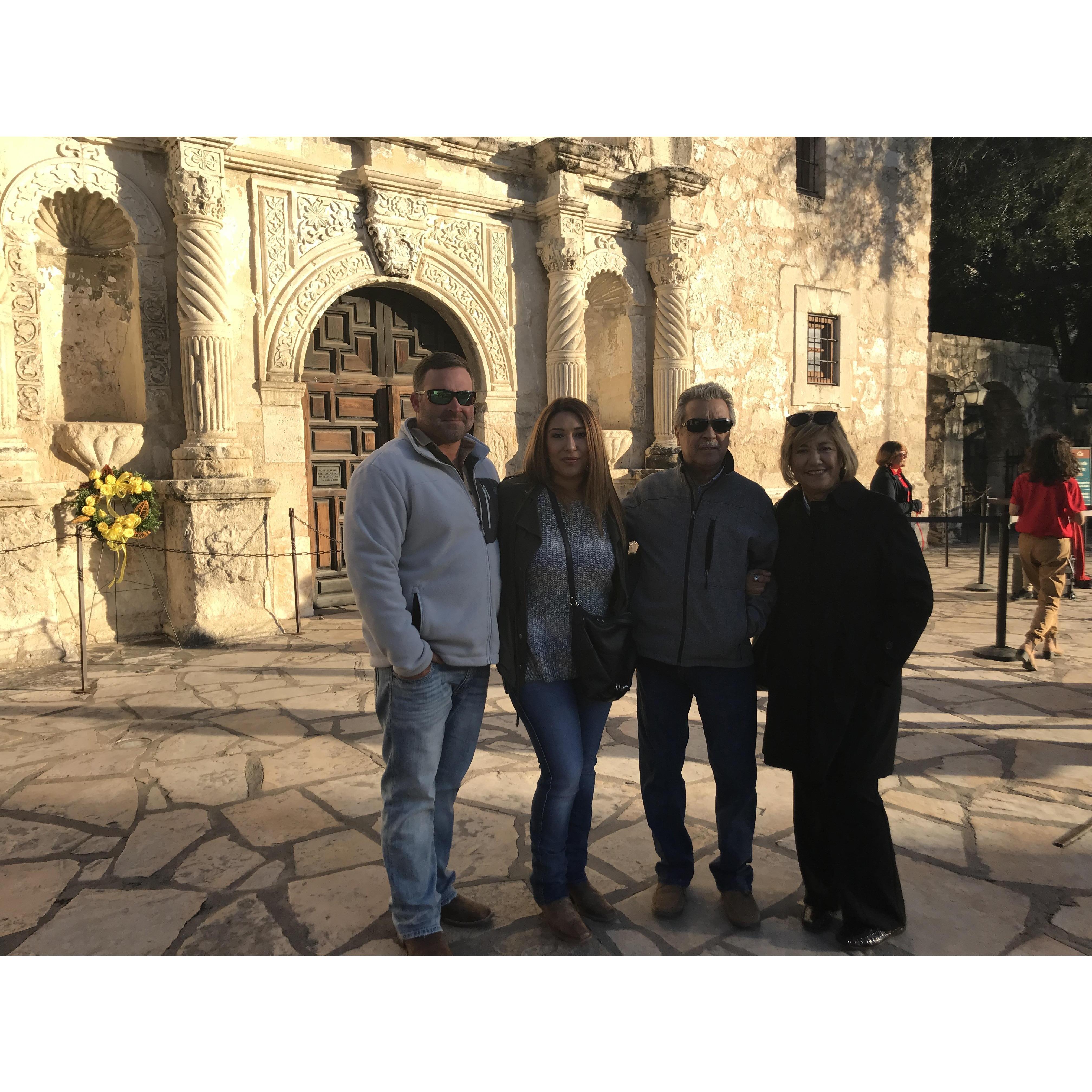 Lance meeting the Hermosillo parents