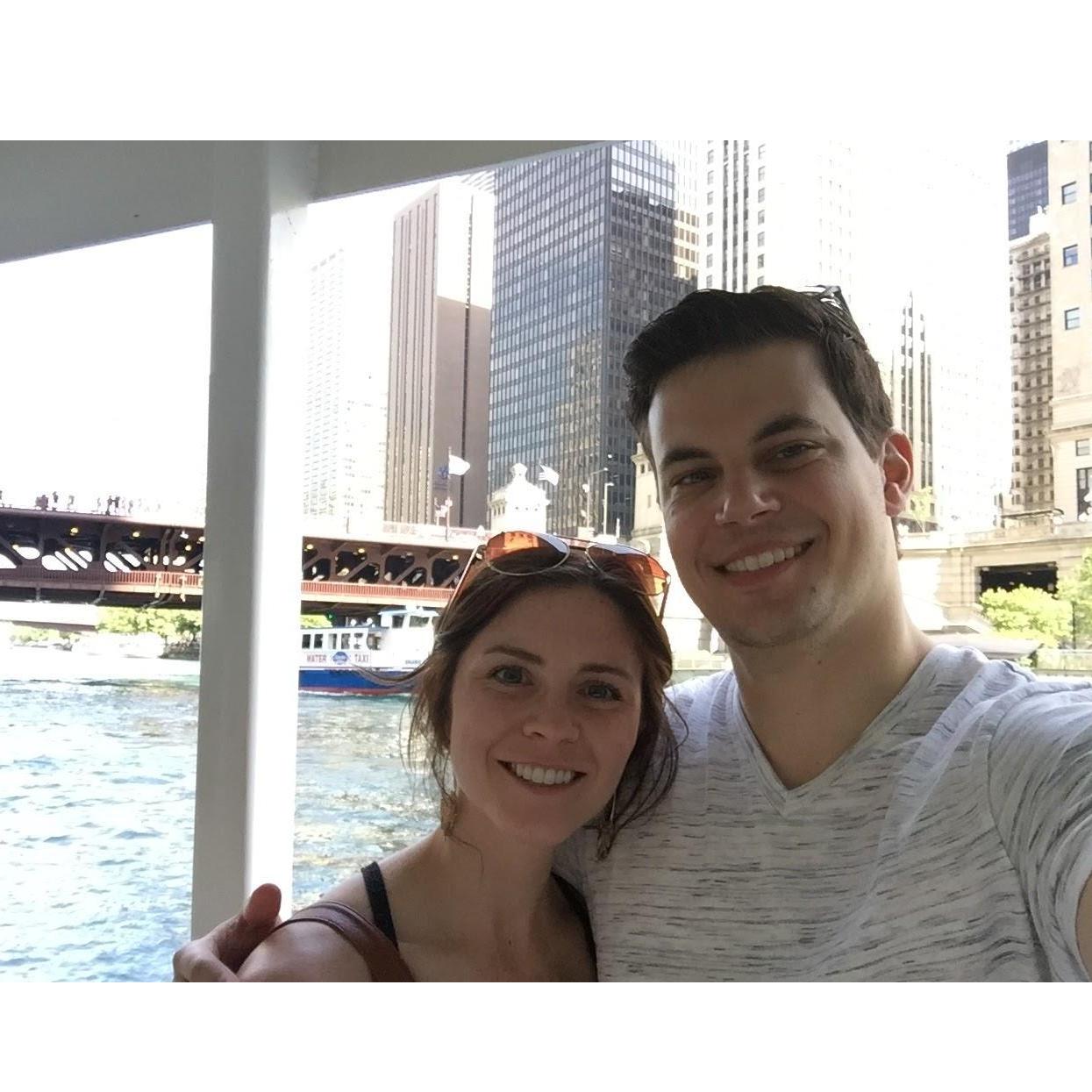 Architecture boat tour in sweet home Chicago