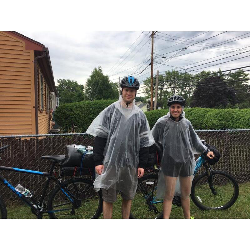 Our 54 mile bike trip to Ausable Chasm! In the rain!