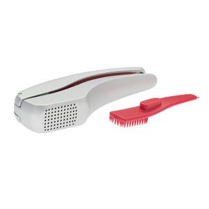 DKB - ZYLISS Susi 3 Garlic Press "No Need To Peel" - Built in Cleaner - Crusher, Mincer and Peeler, Cast Aluminum