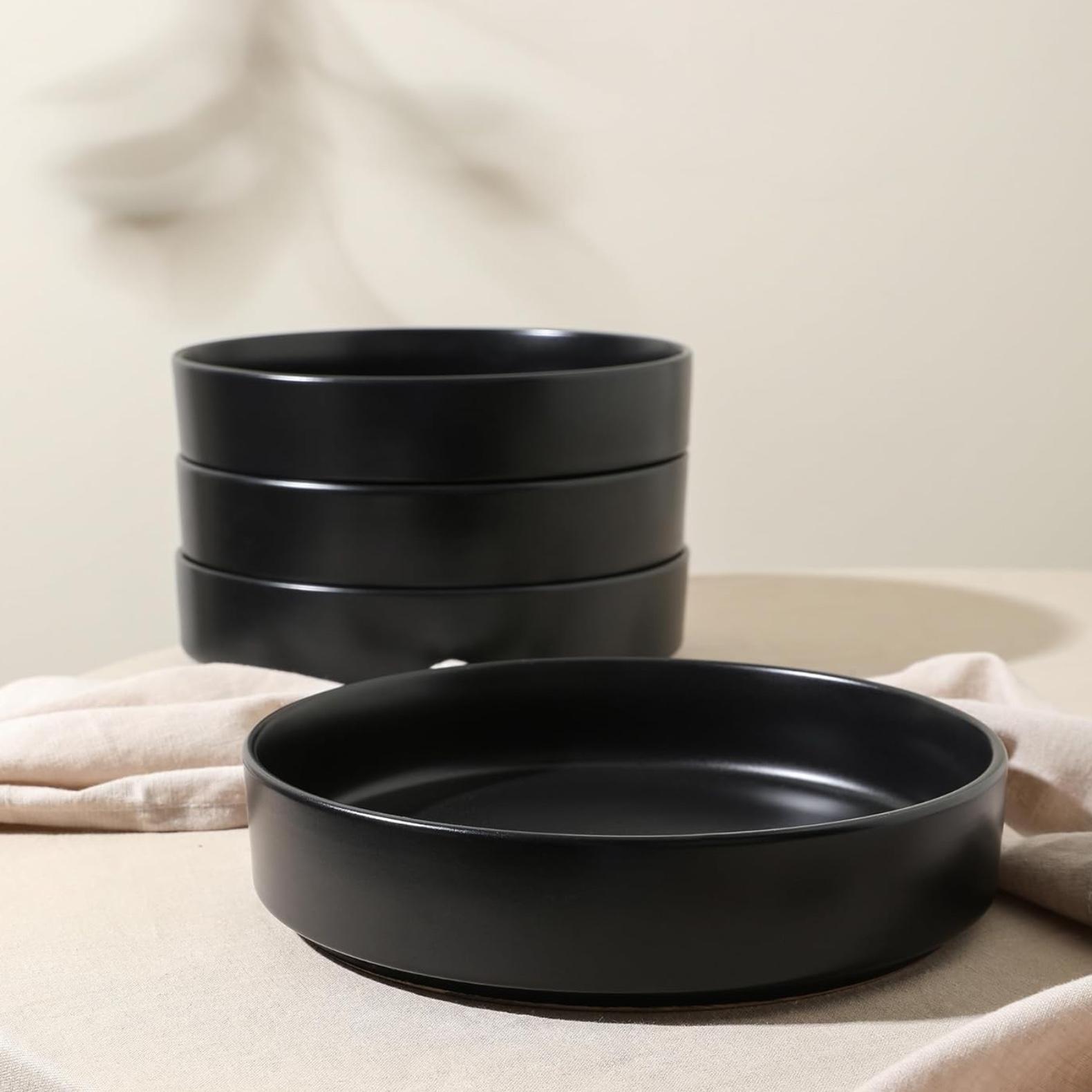 4 piece pasta bowl set