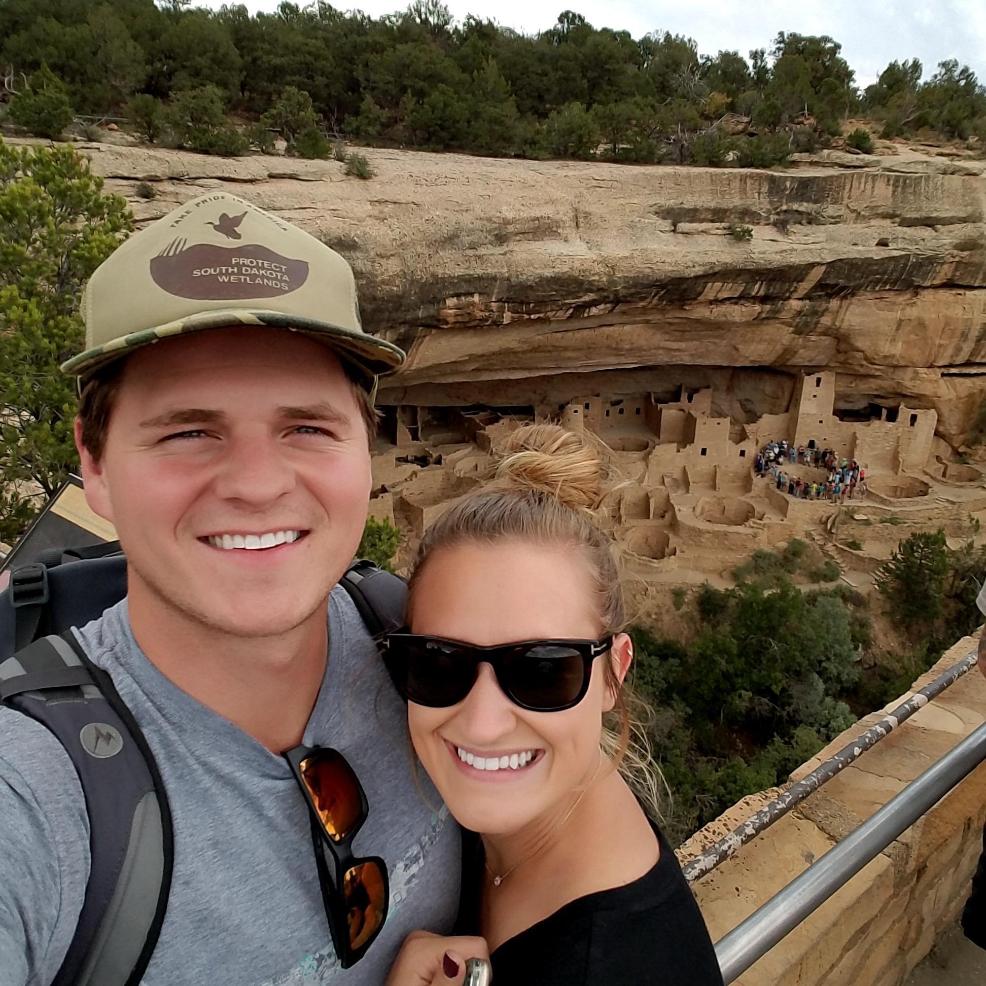 Cliff dwellings in Mesa Verde, CO