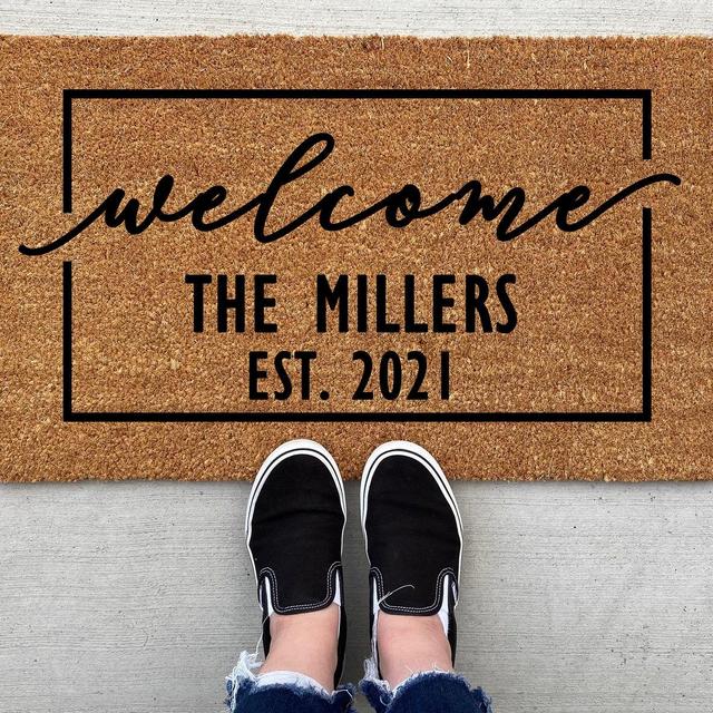 Personalized Welcome Doormat