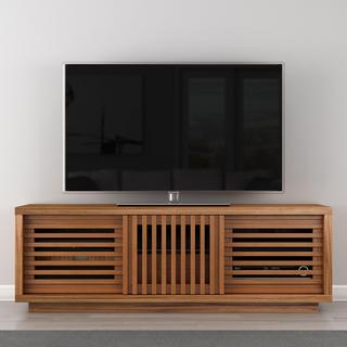 3-Door Contemporary Rustic TV Stand Media Console