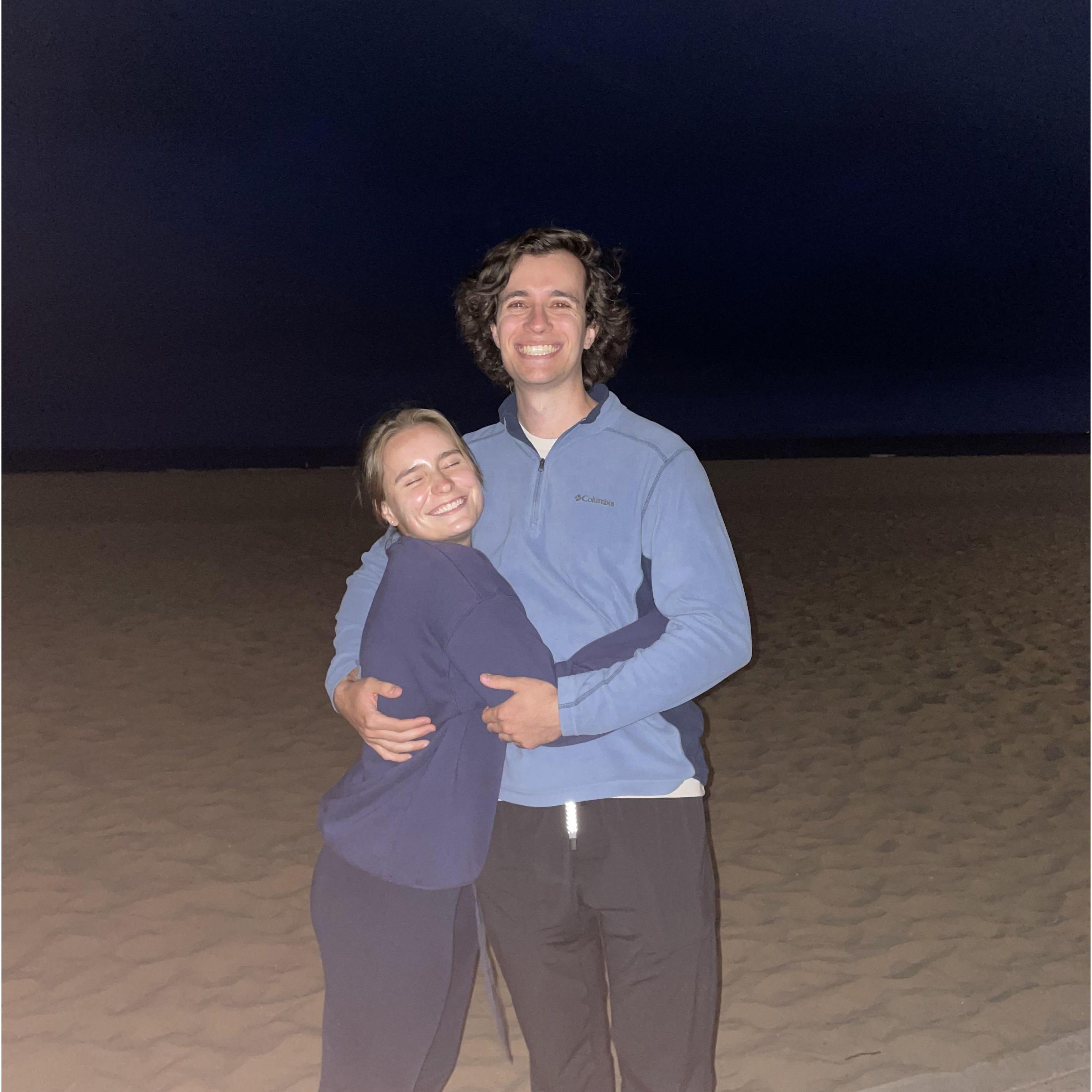 At a favorite location of Sam’s family: Newport Beach!