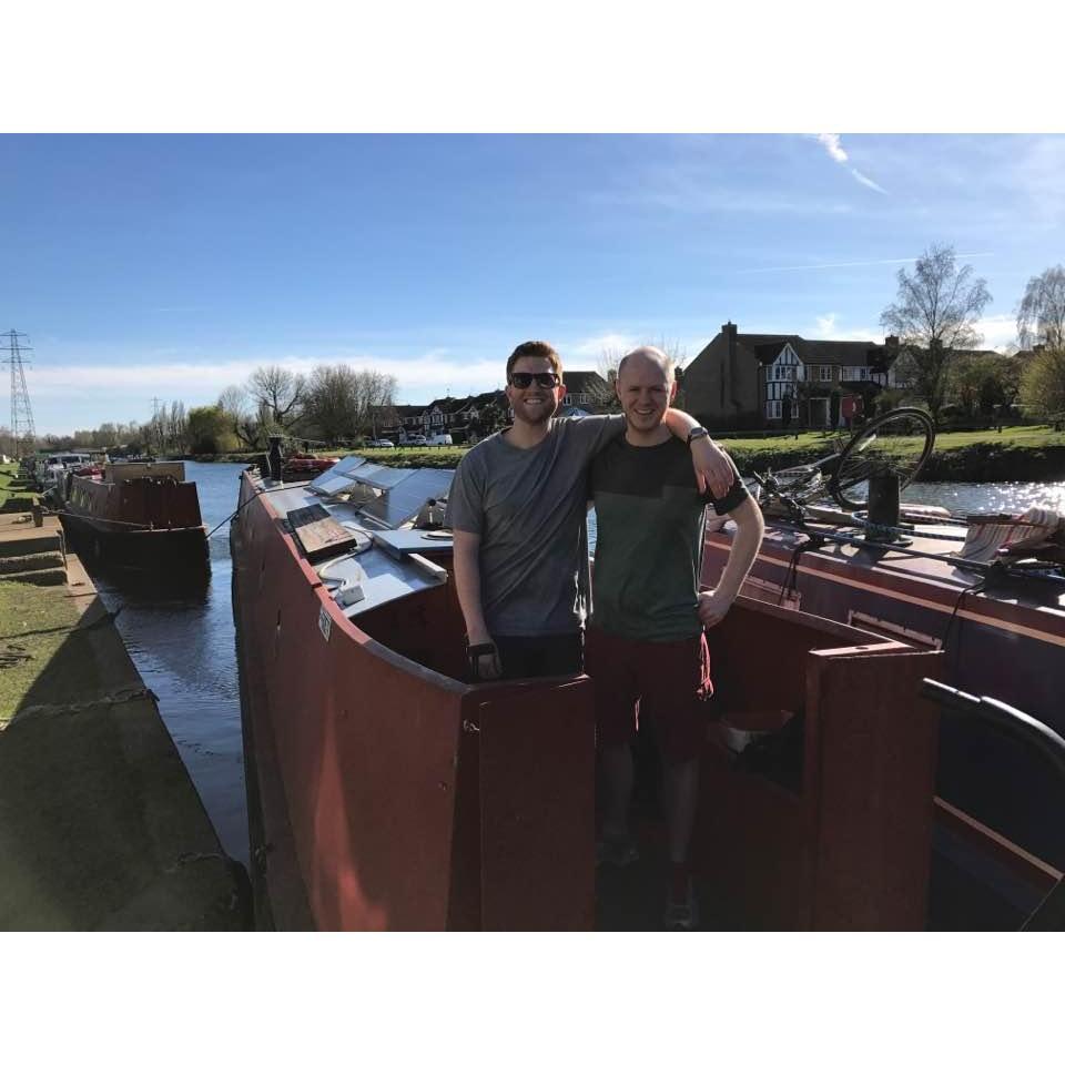 The first day on our boat