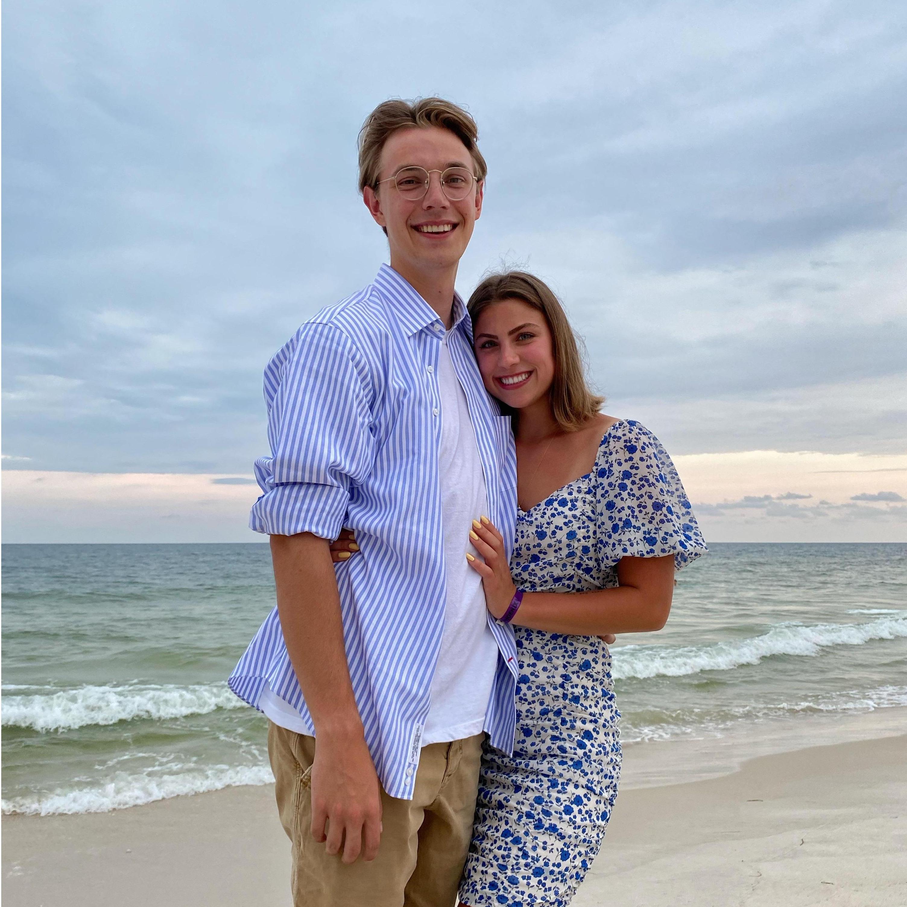 Zac's family vacation to the Gulf Shores