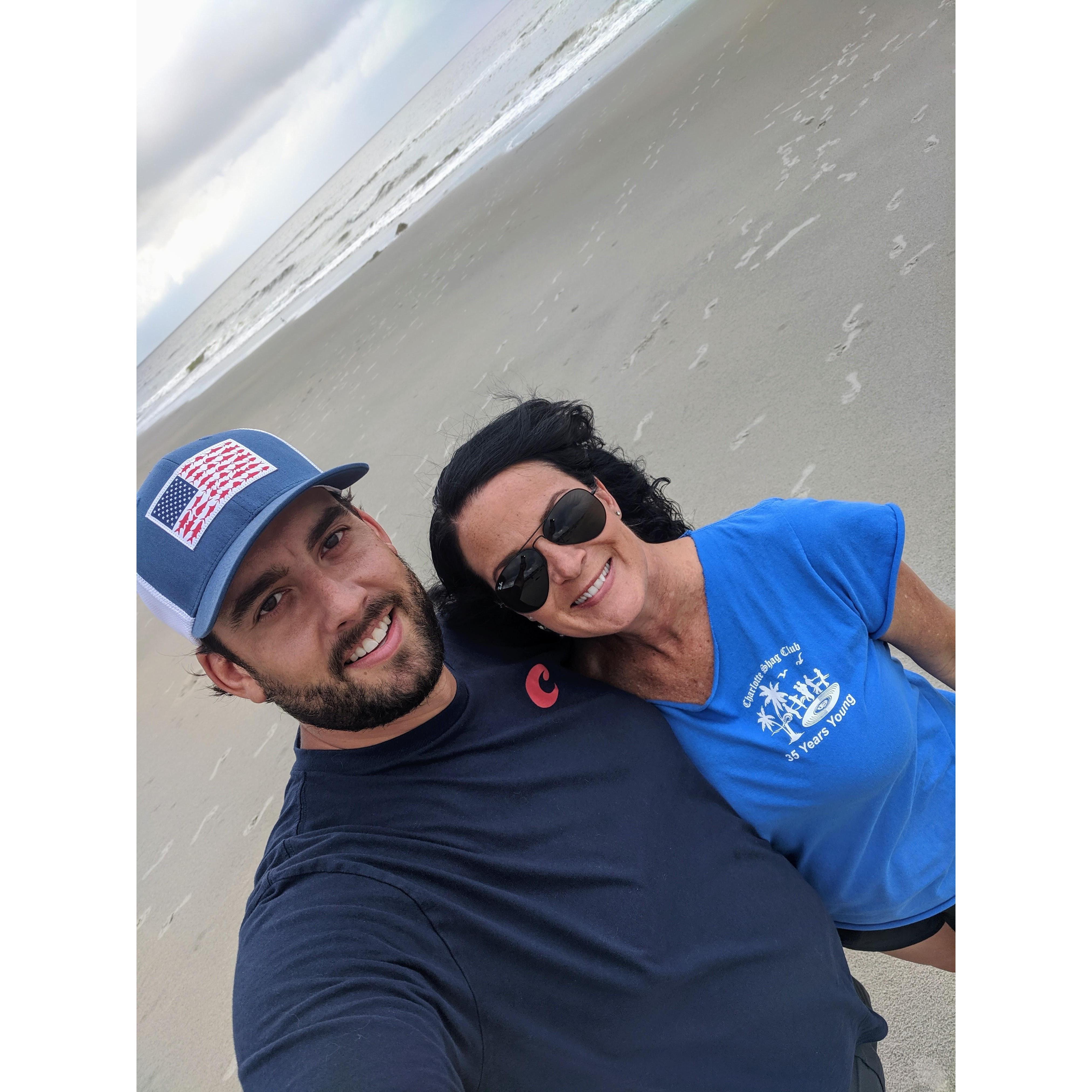 1st beach trip together