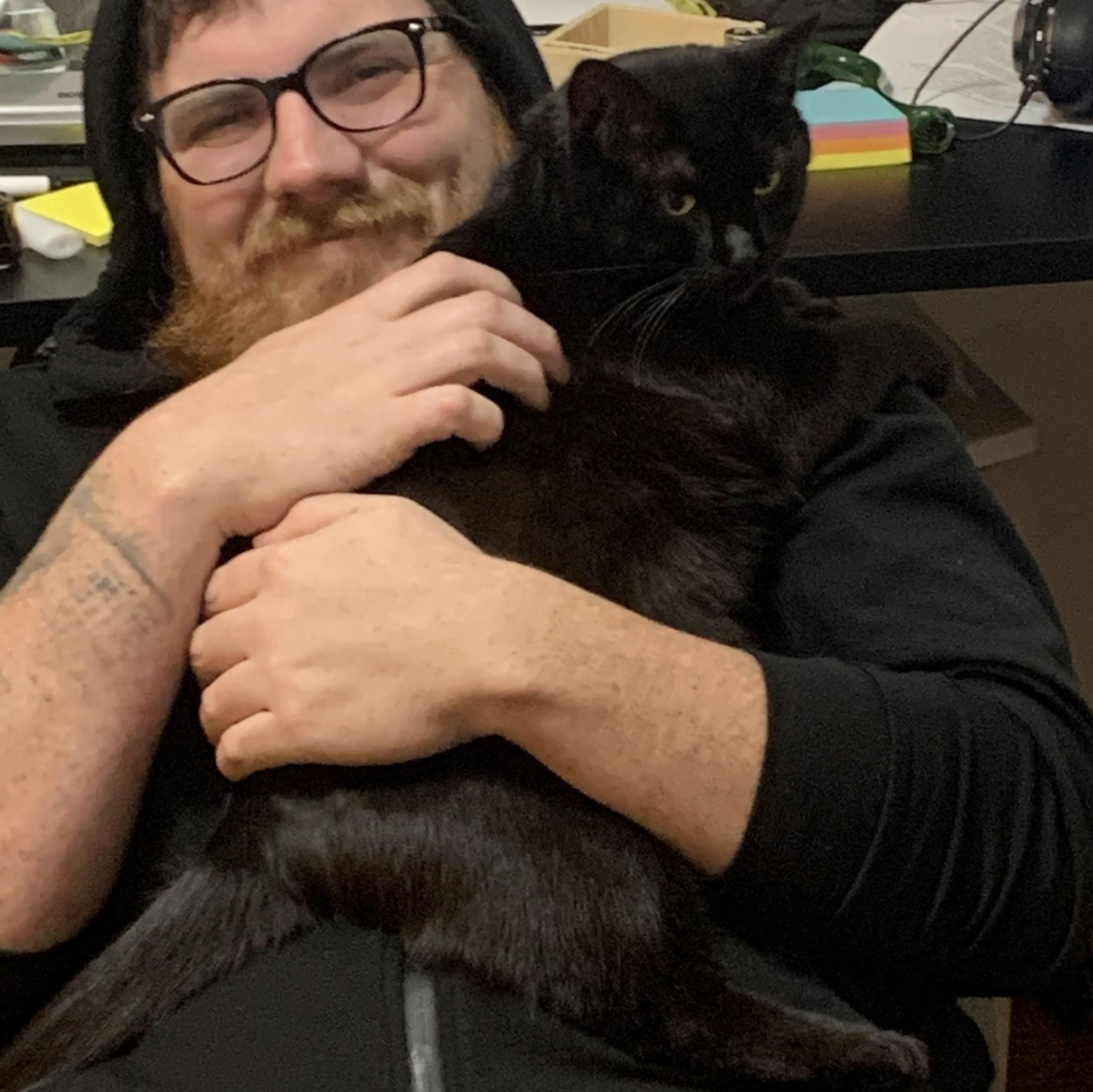 Nick and his son, 2021