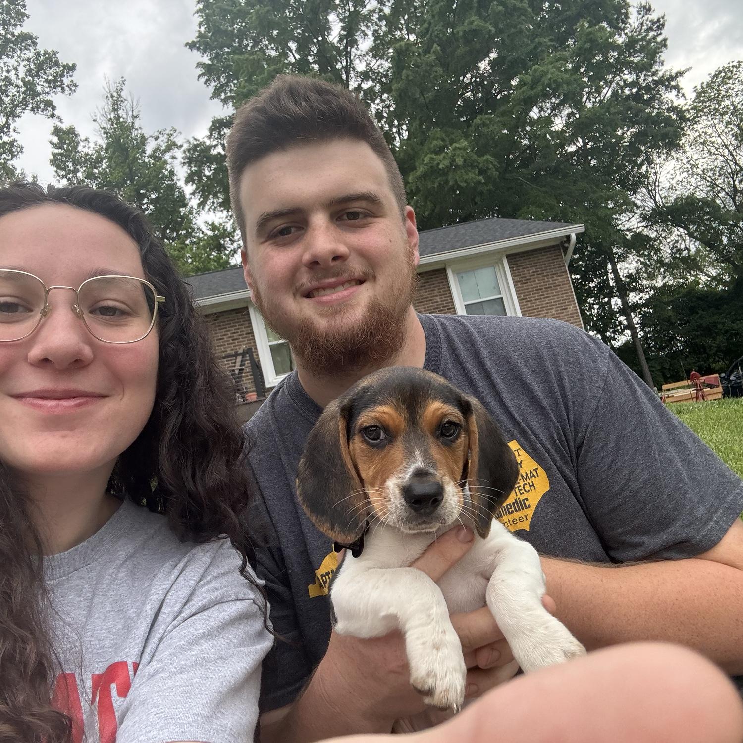 Our first picture with Frank
