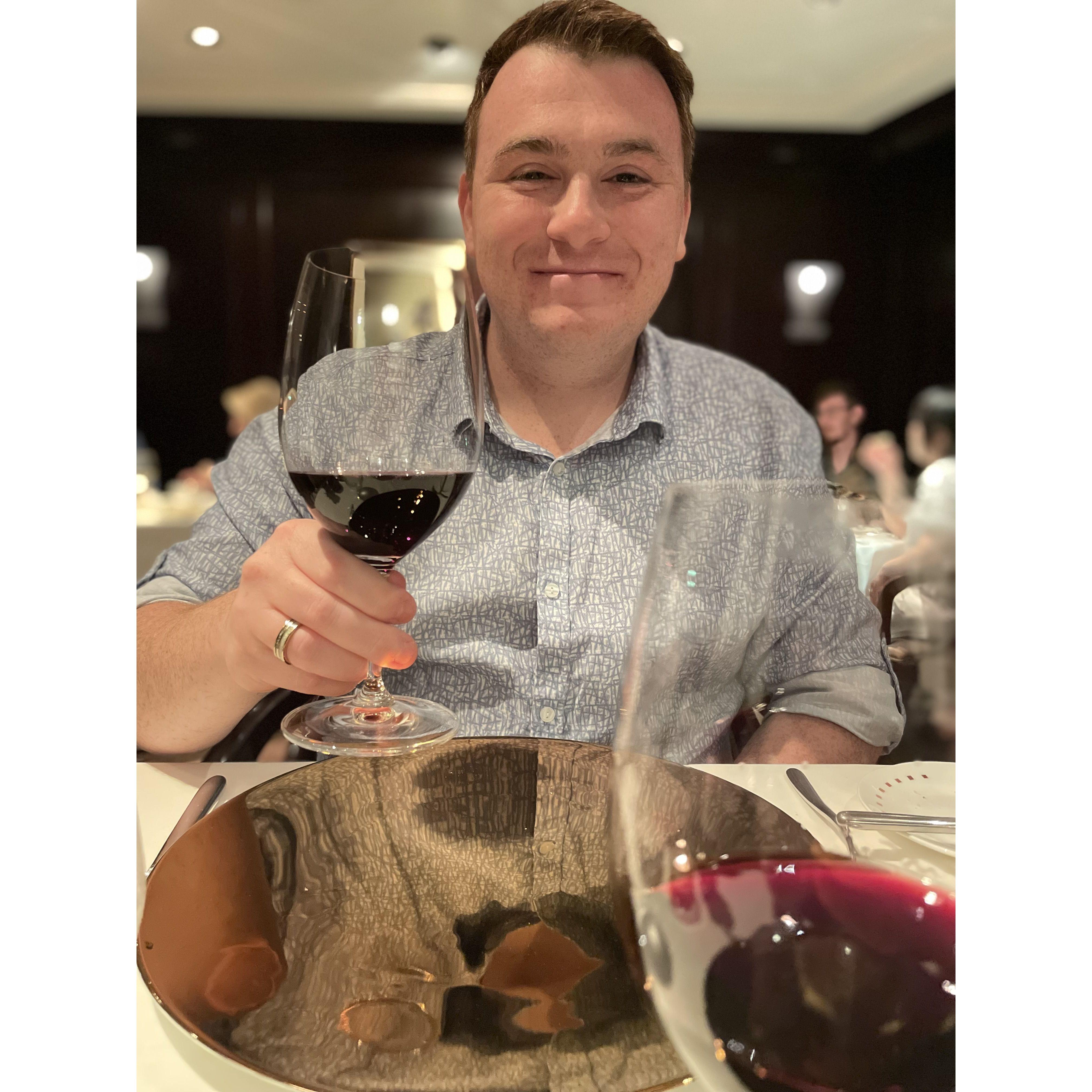 Our last dinner on our cruise!