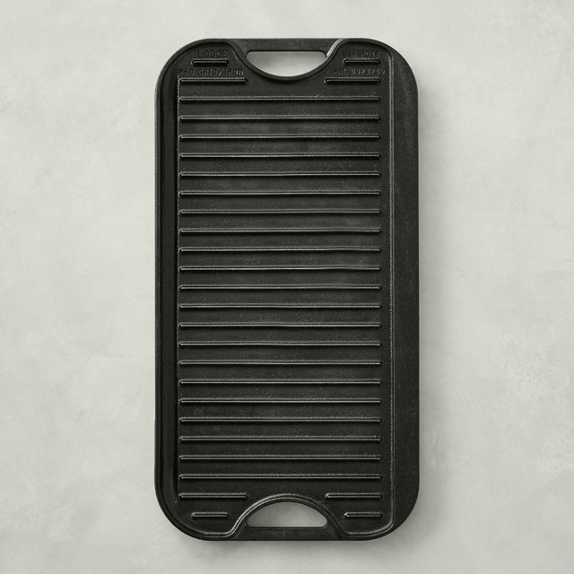 Lodge Cast-Iron Double Burner Reversible Grill/Griddle