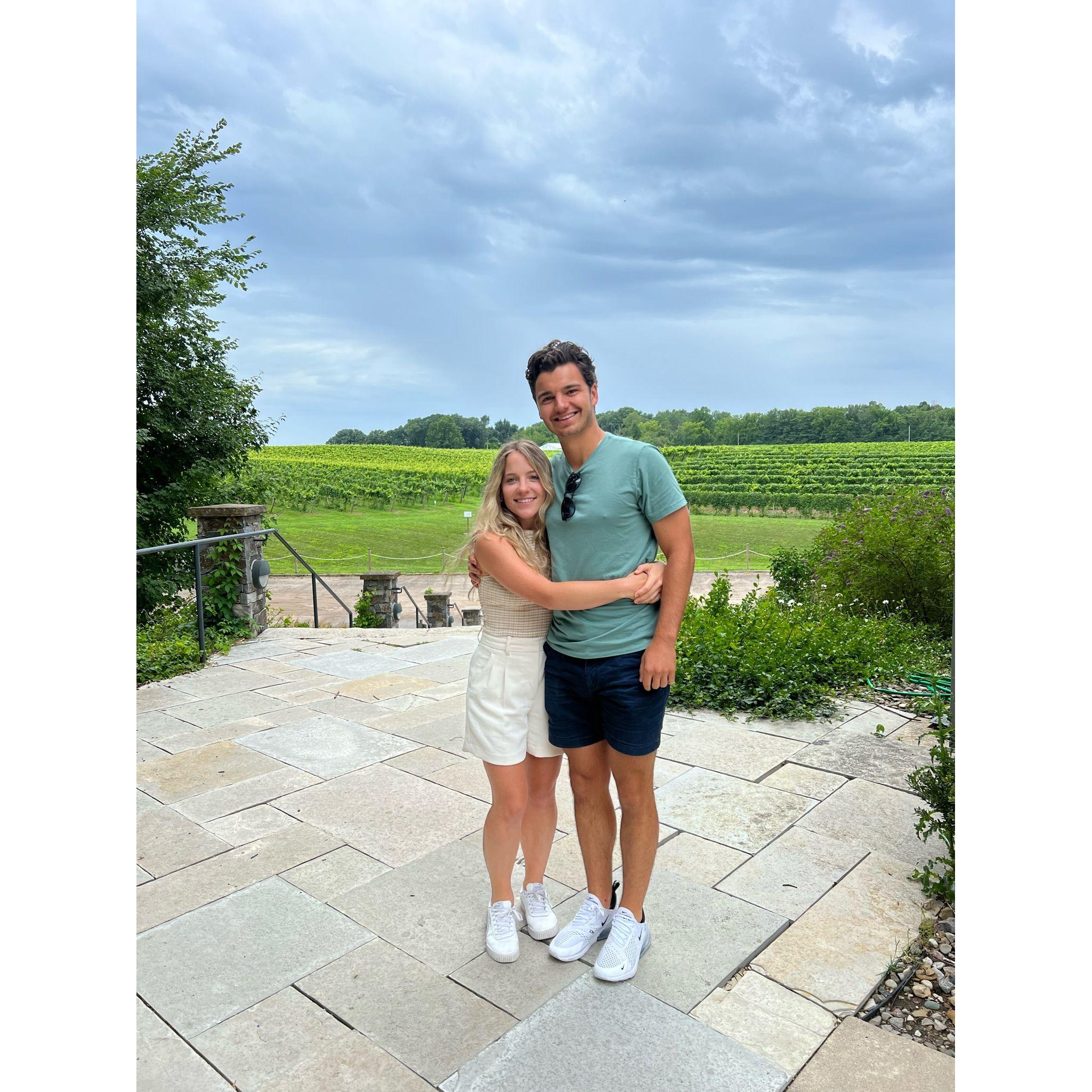 Our first trip together to Michigan wineries
