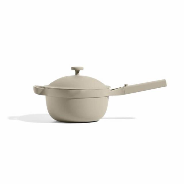 Our Place Perfect Pot - Mini. Nonstick Ceramic Sauce Pan with Lid | Versatile Cookware for Stovetop and Oven | Steam, Bake, Braise, Roast | PTFE and PFOA-Free | Toxin-Free, Easy to Clean | Steam