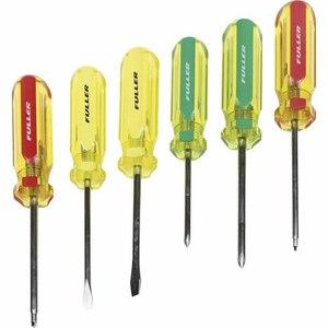 Fuller Screwdriver Set 6 piece Green, Red and Yellow