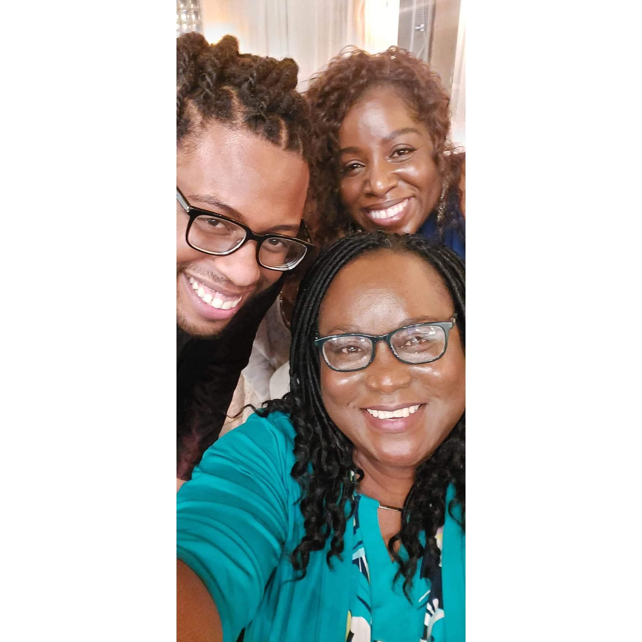 Jokima and her cousins Sharione and Juhmal "Dewey"!