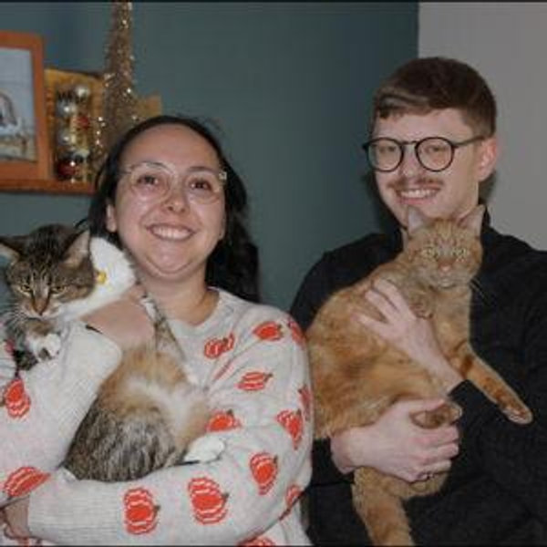Custom Paintings of the Cats (This isn't the photo we will use but just an idea of what our babies look like)