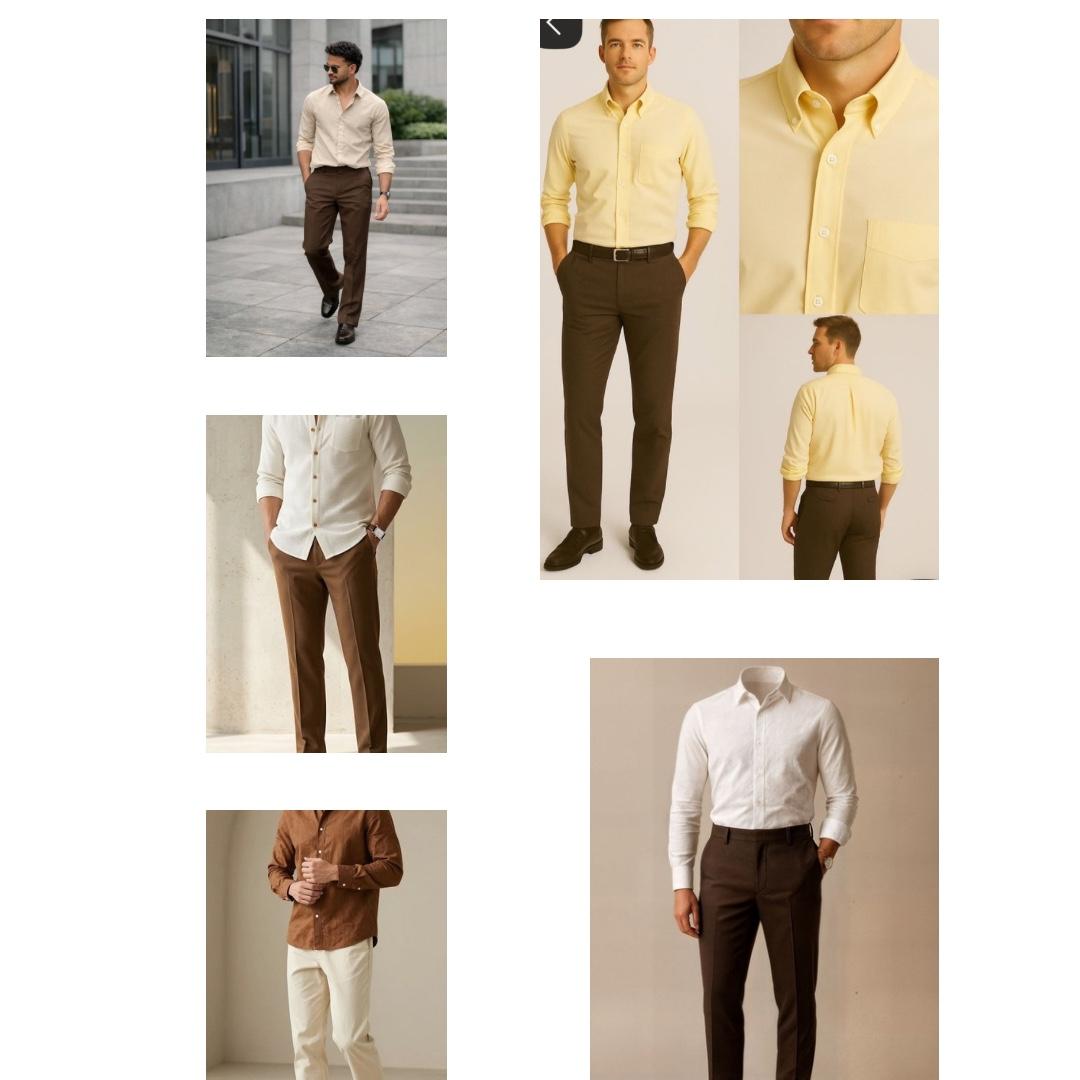 Here is an example of what to wear for gentlemen!