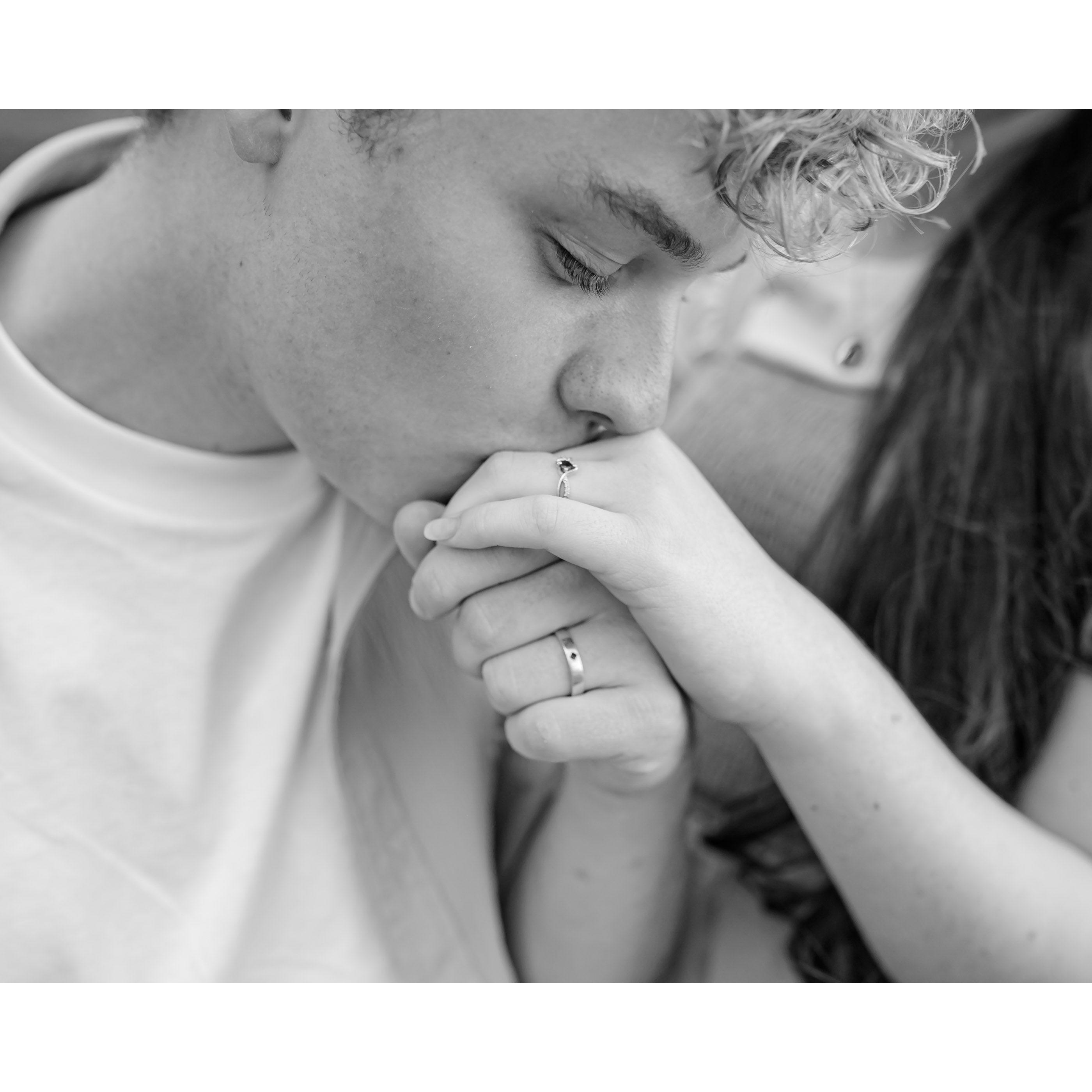 After 4 years of long - distance, we finally get to start our happy ever after together.