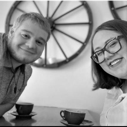 Our first date at Greenfield Coffee in Greenfield, MA. Nick was super nervous, and so was Ariel. So much so that she didn't put in enough meter change and came out to a $10 parking ticket on her car.
