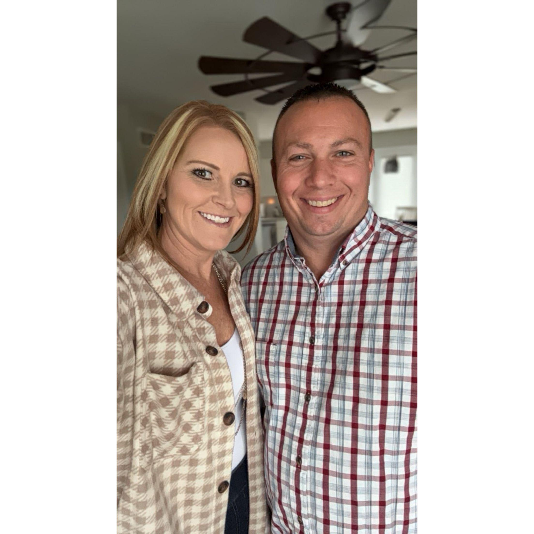Our first picture as a couple!