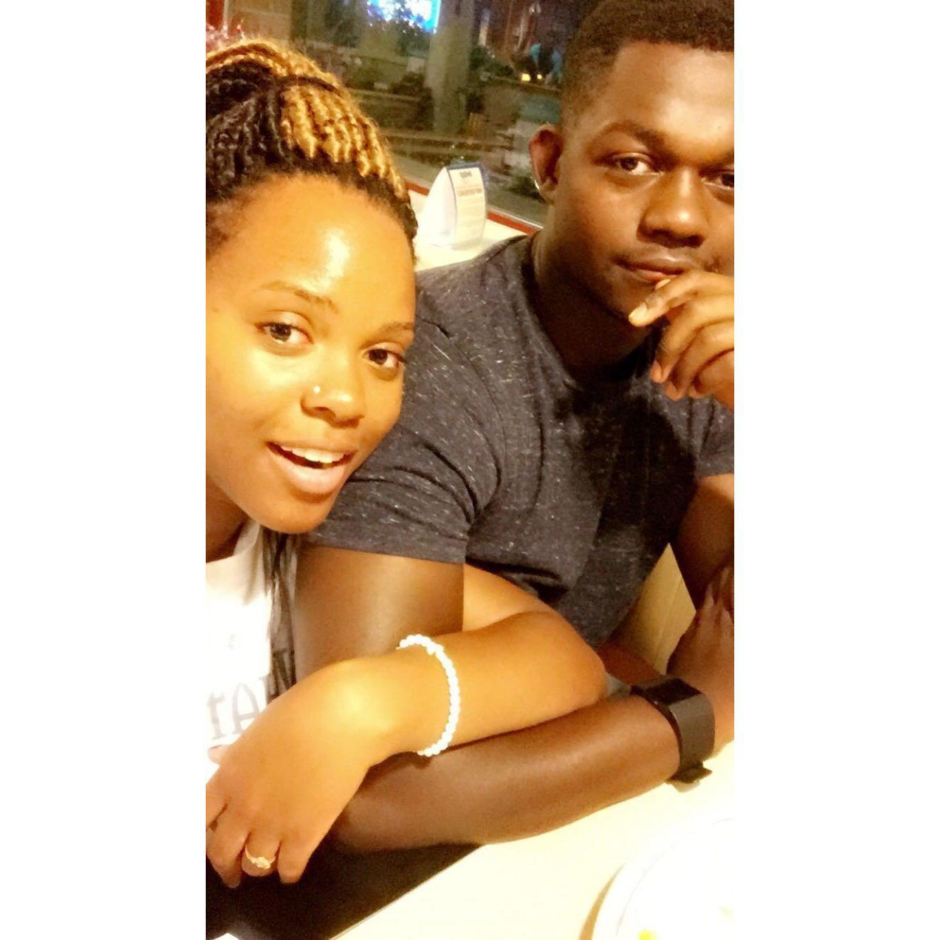 One of the first pictures we took as a couple.