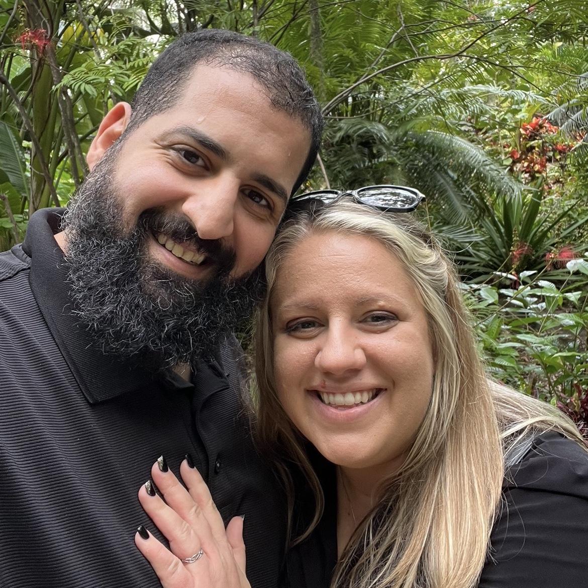 The day Ali proposed! October 19, 2025 at Harry P. Leu Gardens
