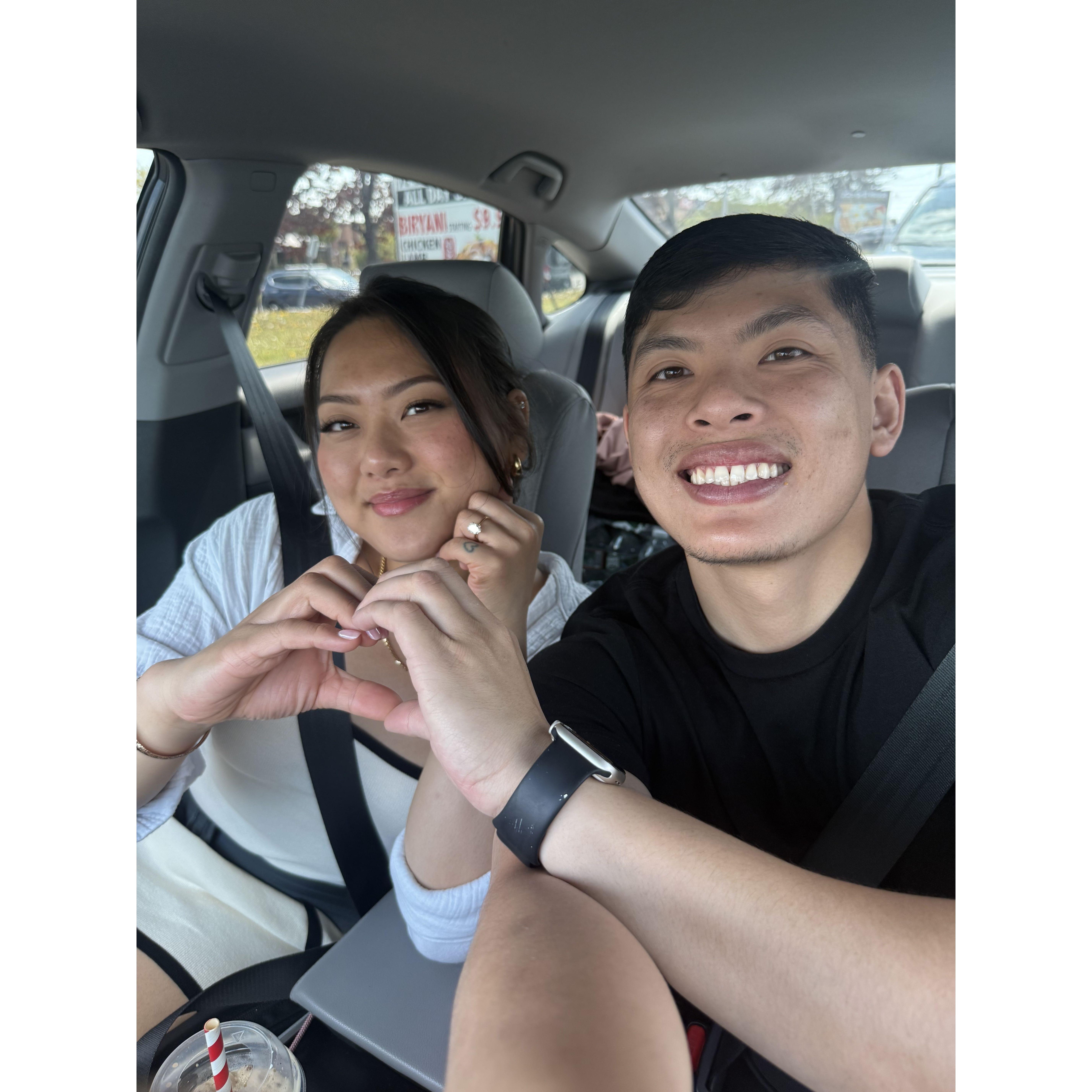 Our 7 Year Anniversary- Our first time celebrating as an engaged couple