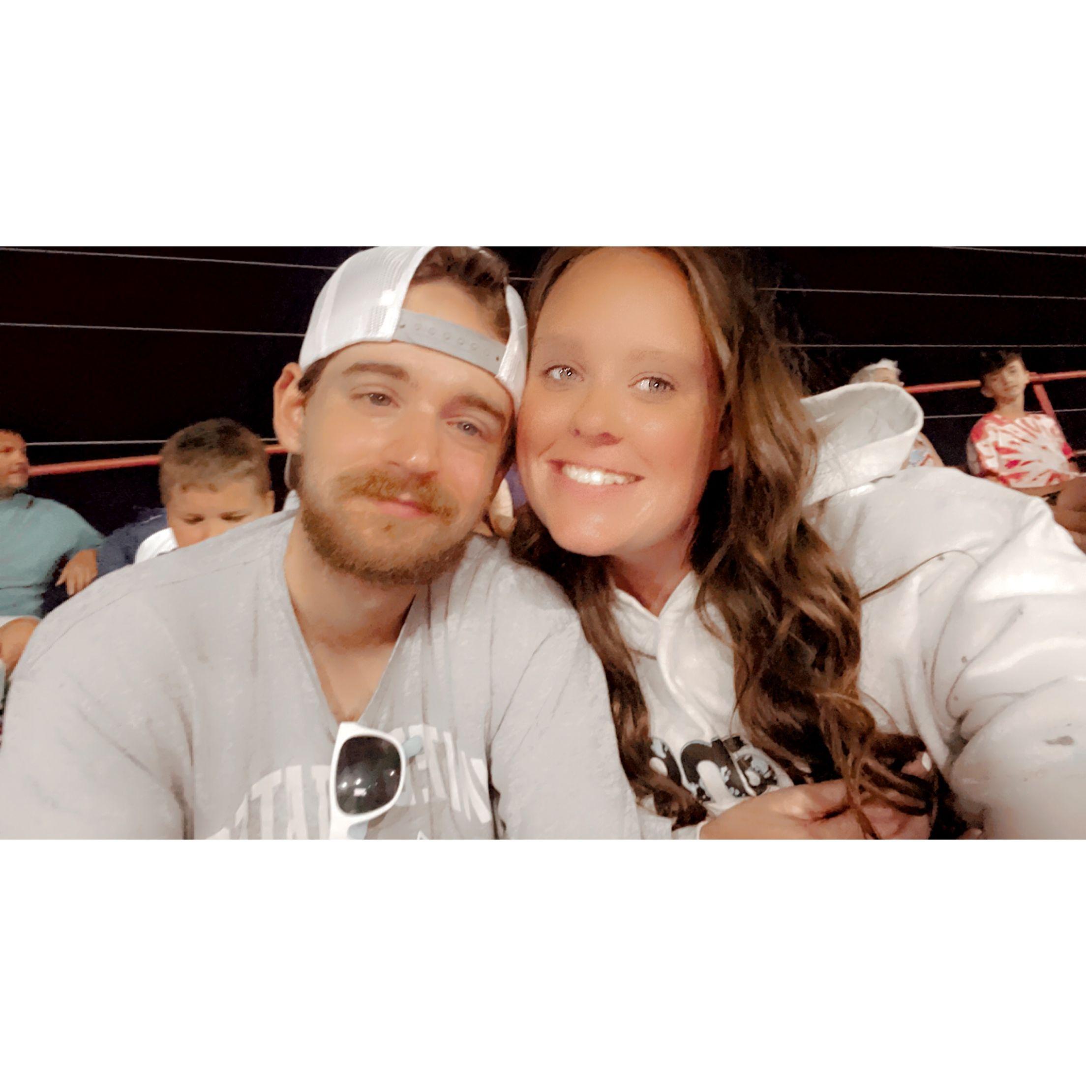 Our first "holiday" was the 4th of July where we spent the night at the Anderson Speedway.