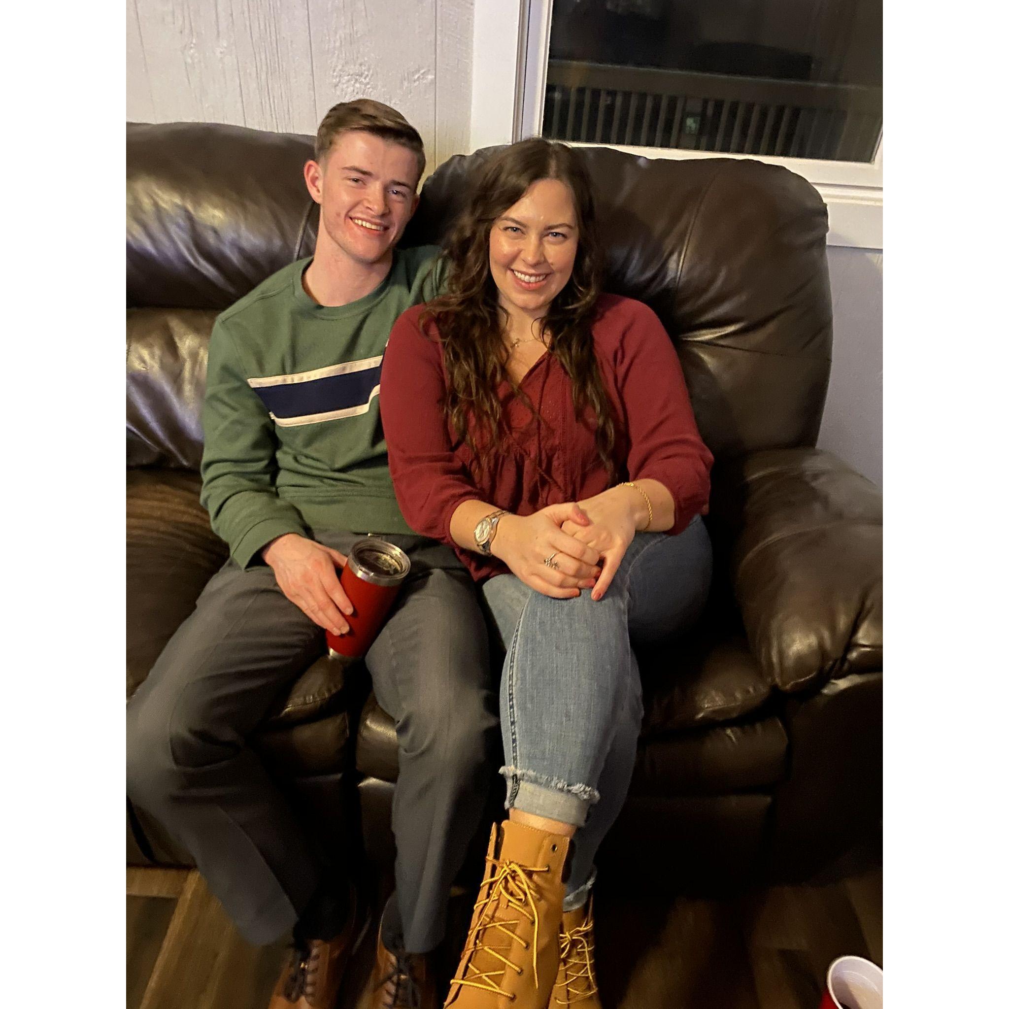 Our first "official" photo together