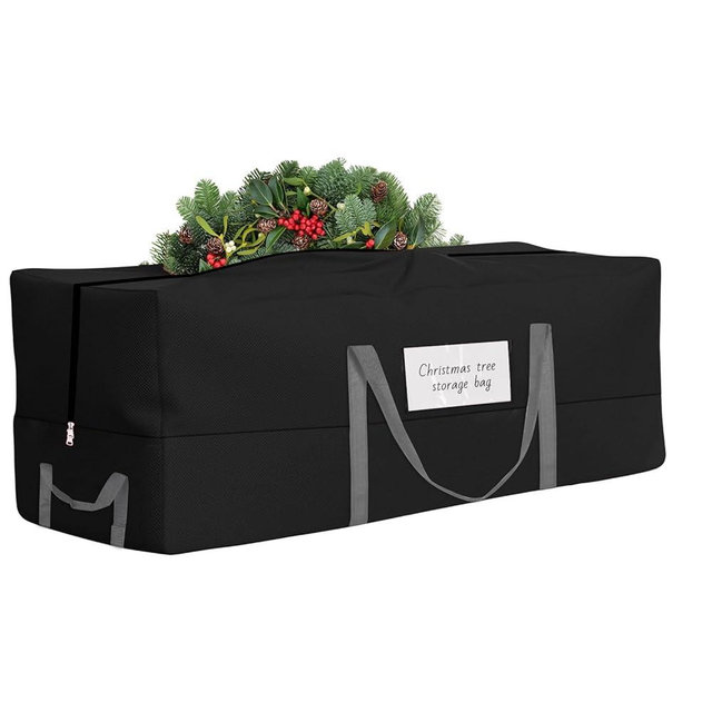 Christmas Tree Storage Bag, Fits Up 8 Ft Tall Artificial Trees, Heavy-Duty 600D Oxford Tree Bag with Reinforced Handles Zipper Clear Pocket, Storage Bags for Moving Items, Clothing, Outdoor, Bedding