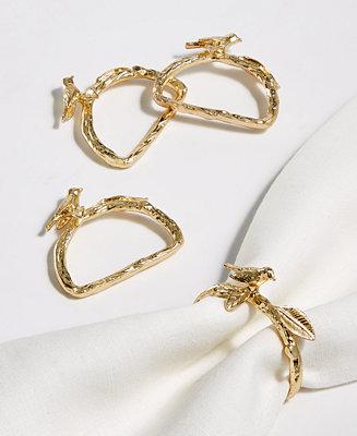 Bird Napkin Rings, Set of 4, Created For Macy's