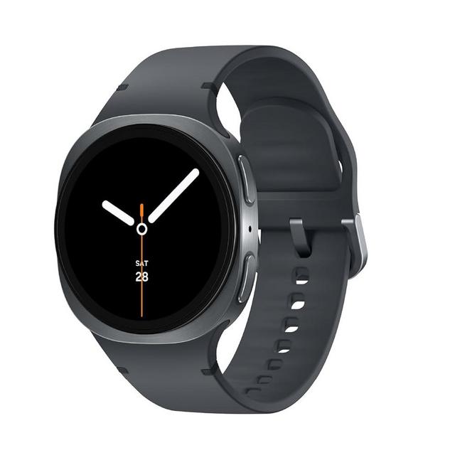 Samsung Galaxy Watch 8 (2025) 40mm Bluetooth Smartwatch, Cushion Design, Fitness Tracker, Sleep Coaching, Running Coach, Energy Score, Heart Rate Tracking, Graphite [US Version, 2 Yr Warranty]