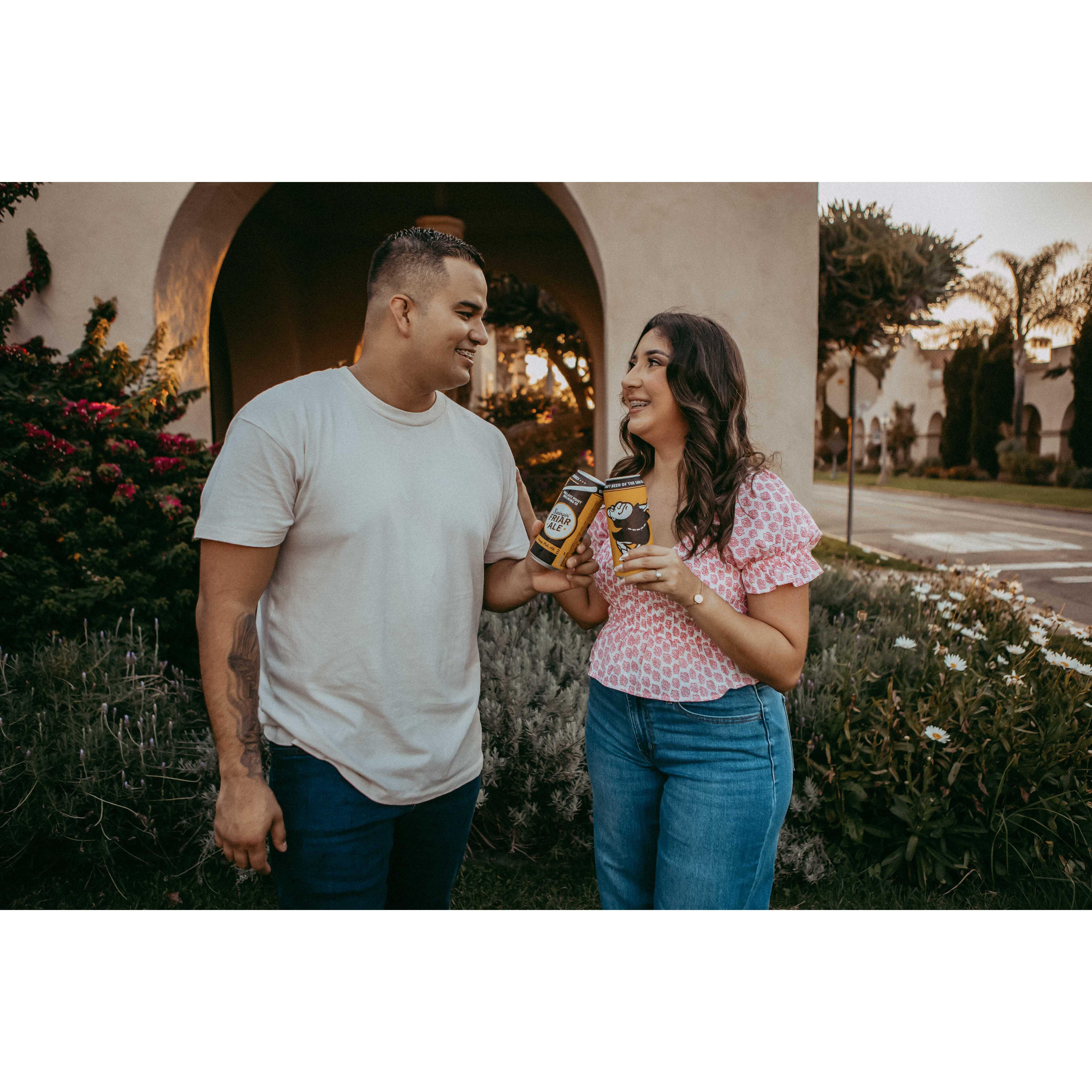 Fun Fact- we spent our first few months dating going to different breweries around San Diego
