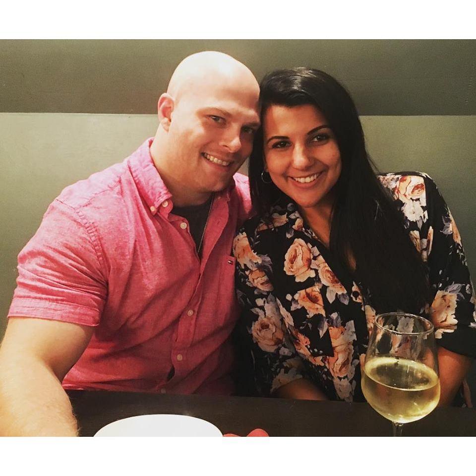 Celebrating Sonya's 24th Birthday and the signing of our Wedding Venue Contract!