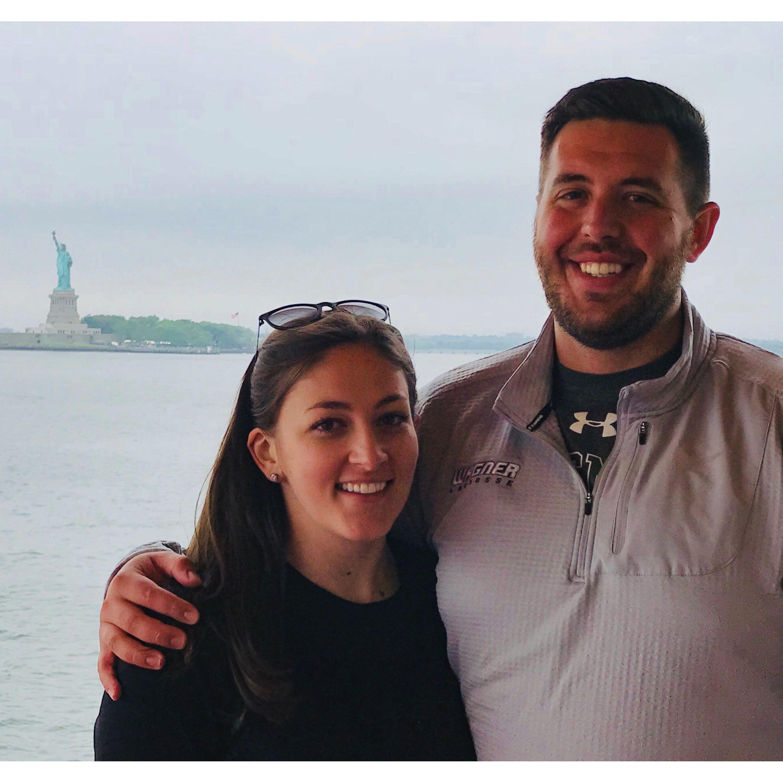 Backyard sightseeing in New York City.