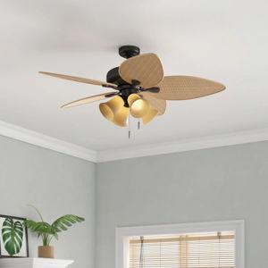 Palm Valley 52" Tropical Ceiling Fan - Bronze