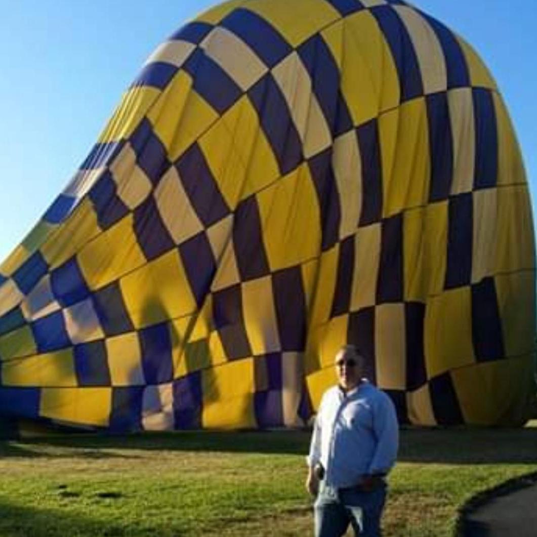Hot air balloon ride over Napa Valley. 2013.