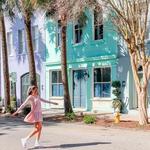 Sight Seeing - Rainbow Row in Downtown Charleston