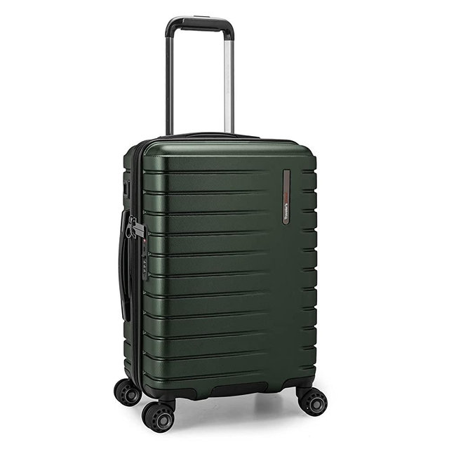 Traveler's Choice Archer Polycarbonate Hardside Spinner Luggage Set, Green, Carry-On 21-Inch