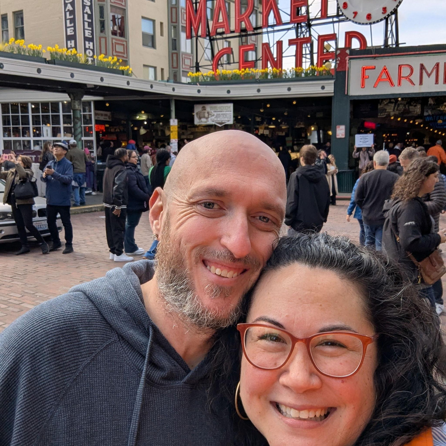 Our 1st trip to Seattle- we said I love you for the first time in the Kirk Cobain hotel room, lol! And I met his dad and stepmom on this trip :)