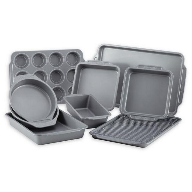 Farberware® 10-Piece Nonstick Bakeware Set in Grey