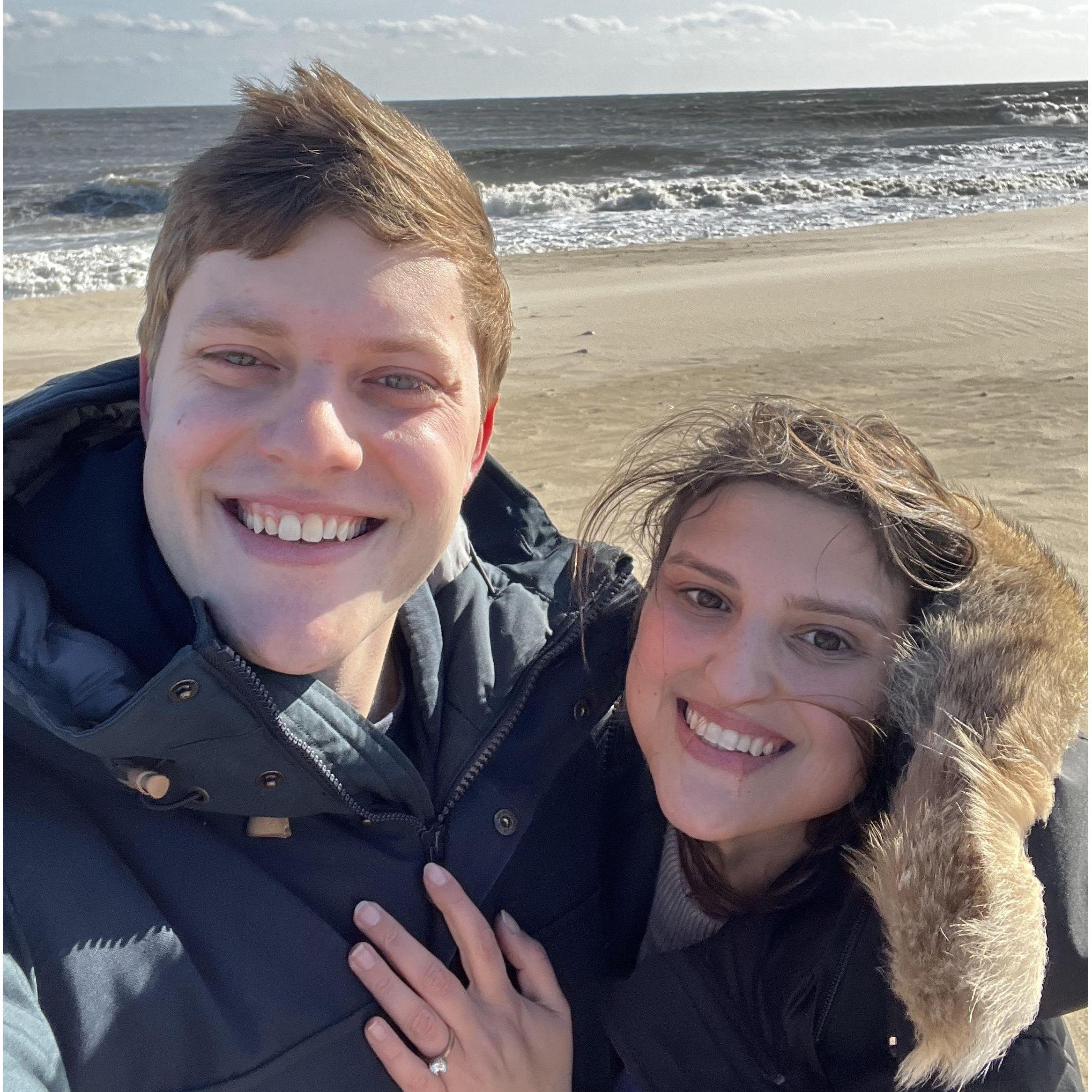 Engaged at Georgica Beach!!!