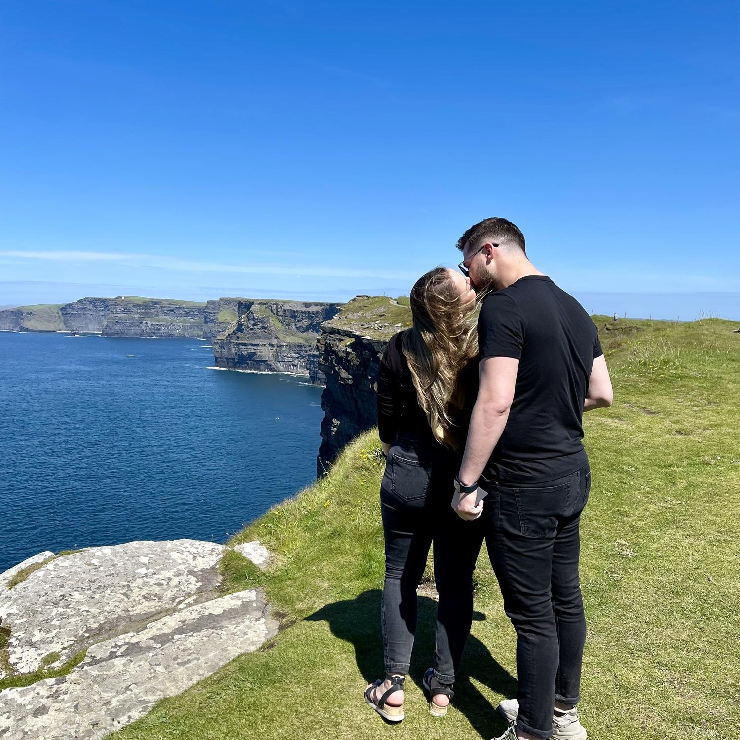 From the breathtaking cliffs to the most magical ‘yes'. Ireland gave us its beauty, and you gave me forever.