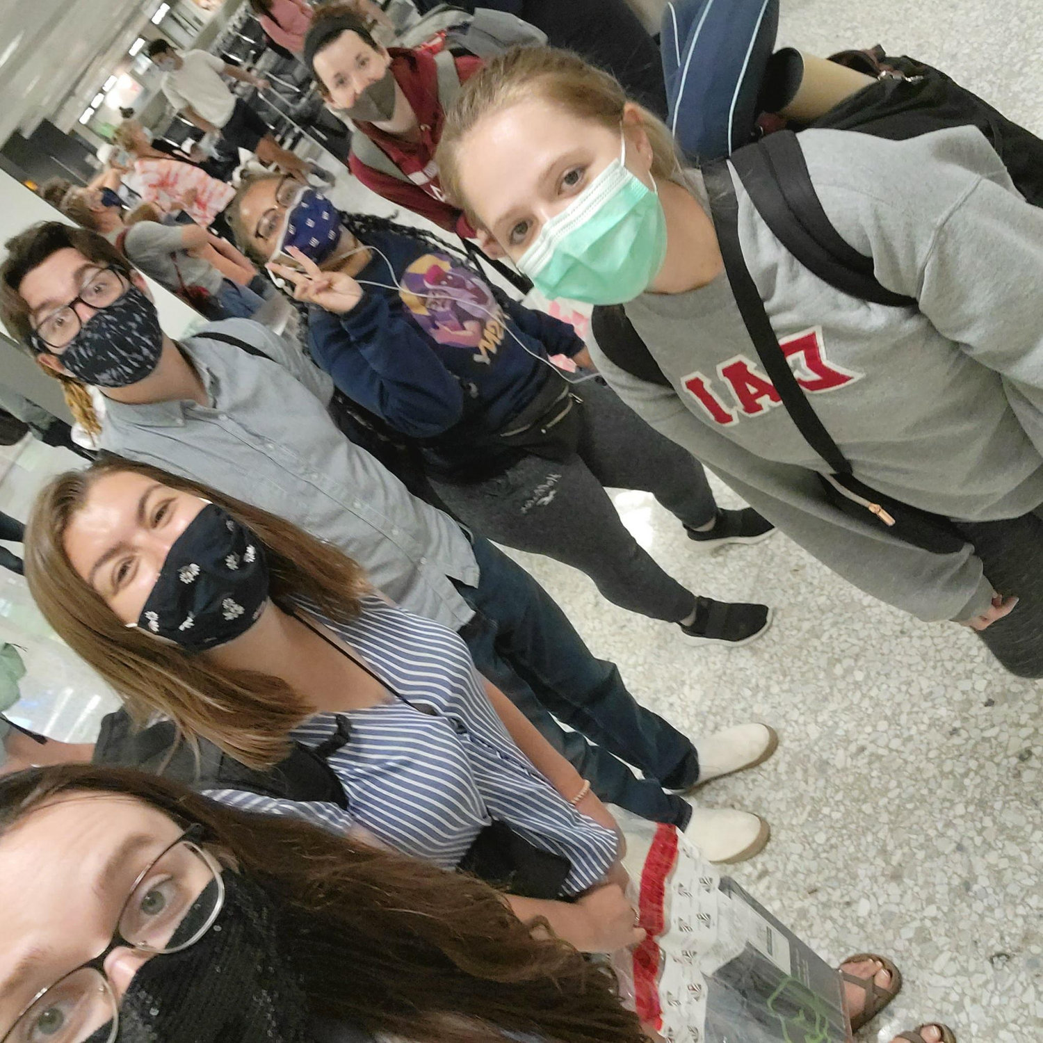What we thought was a final "Goodbye" at Dulles airport was really the next step in our adventure. Allie and Bo USA edition.