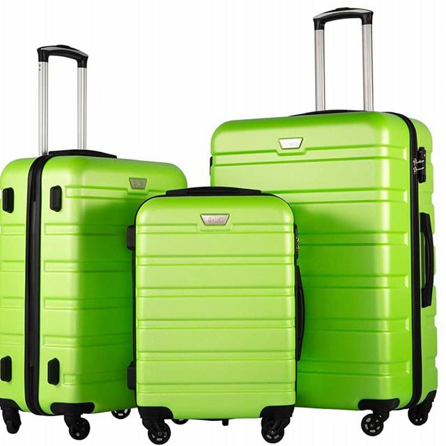 Luggage 3 Piece Set Suitcase Spinner Hardshell Lightweight TSA Lock 4 Piece Set