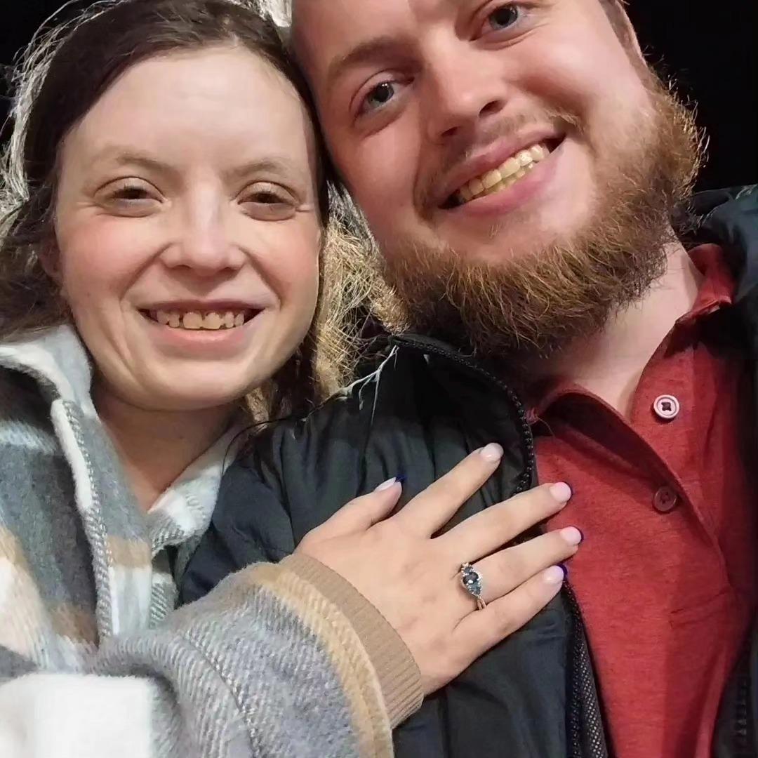 The night we got engaged!