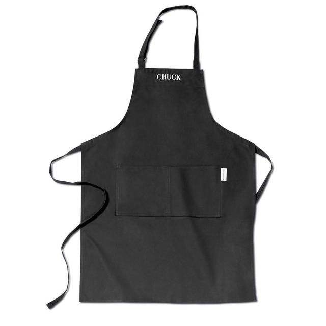 Williams Sonoma Classic Solid Personalized Apron, Jet Black