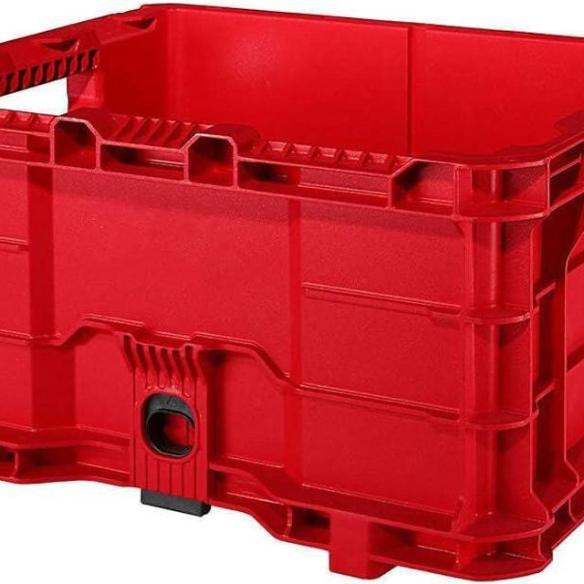 LuminaNest 48-22-8440 for Milwaukee PACKOUT Impact Resistant Tool Storage System Crate Depth 15.4 in Width 18.6 in Height 9.9 in, Red