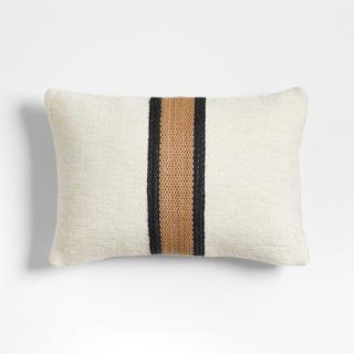 Lazio Woven Kilim Stripe Throw Pillow Cover